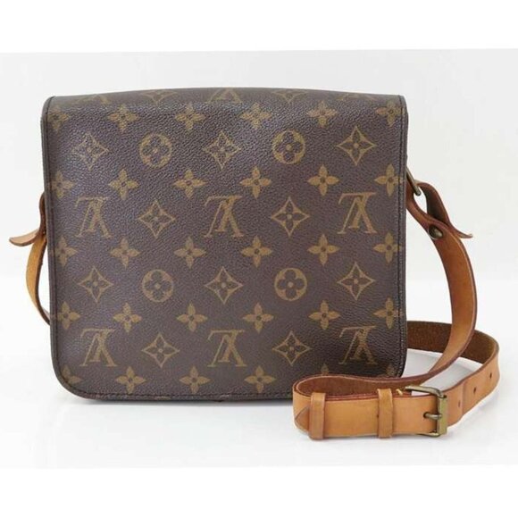 100% Authentic LOUIS VUITTON Cartouchiere MM Monogram Crossbody Bag - Picture 3 of 15